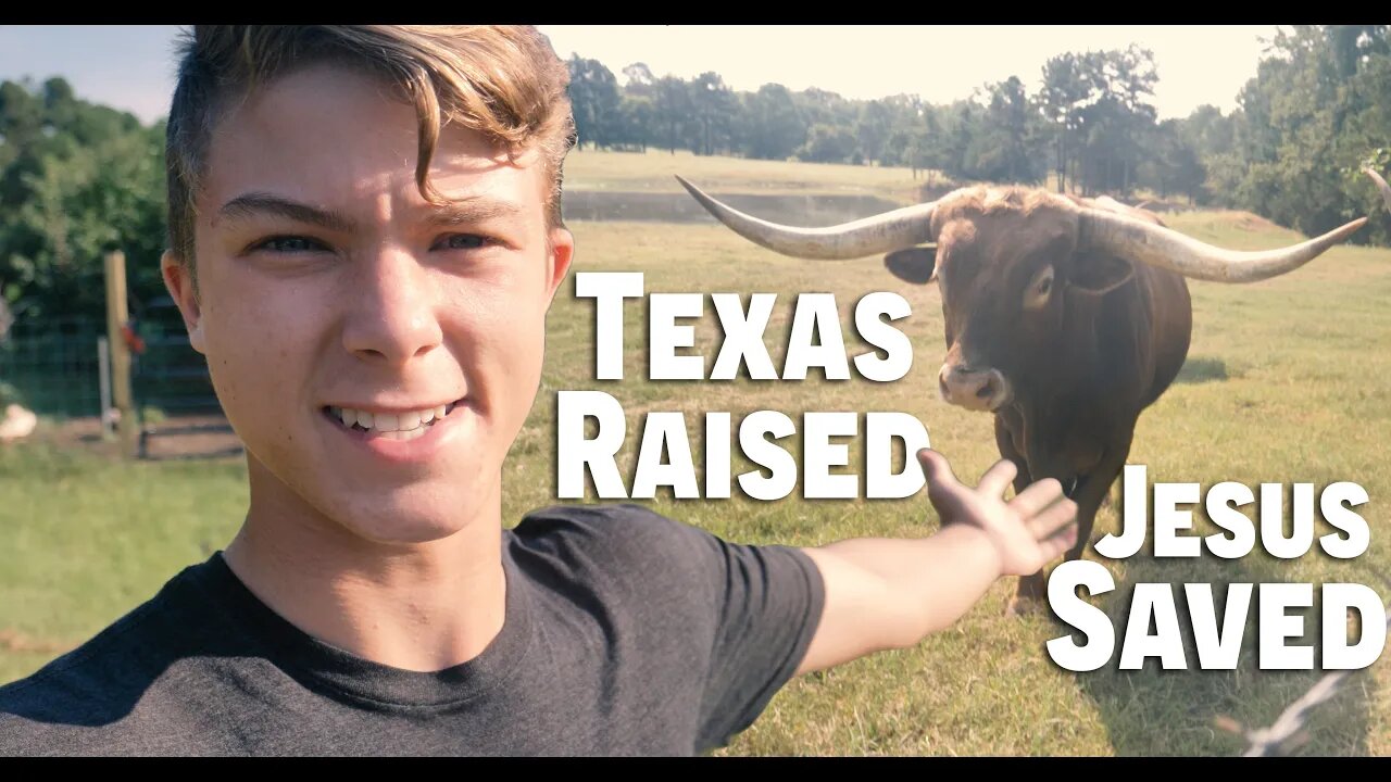 Texas Raised Me & Jesus Saved Me/ Beautiful Longhorn Ranch