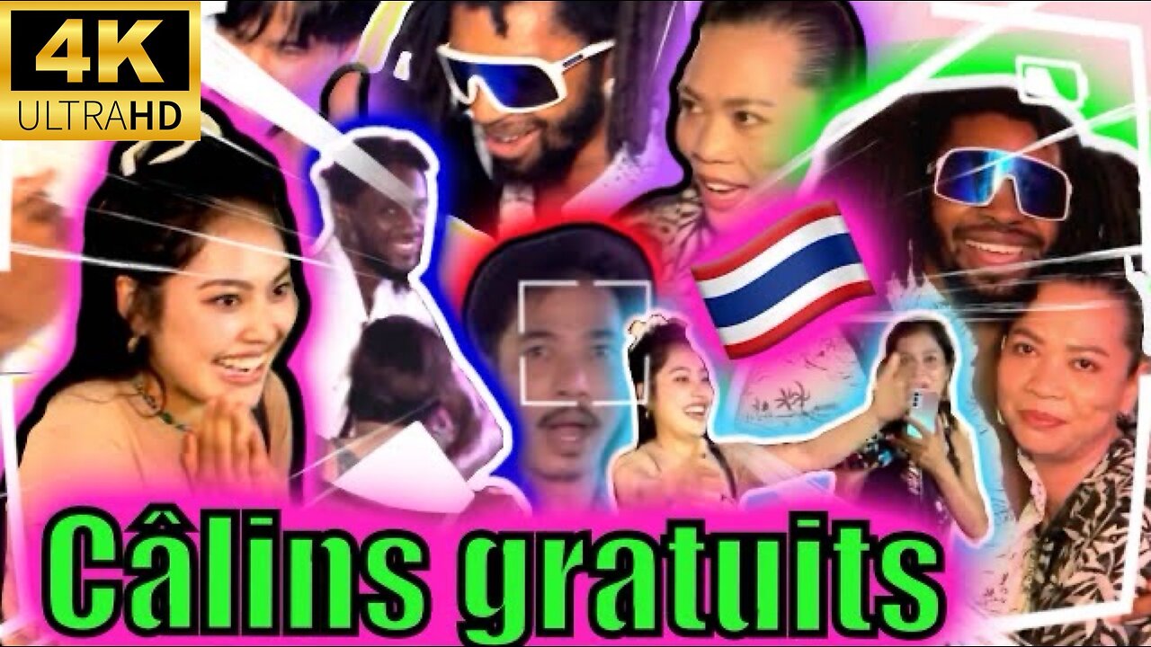 Défi de câlins sociaux gratuit en Thaïlande !