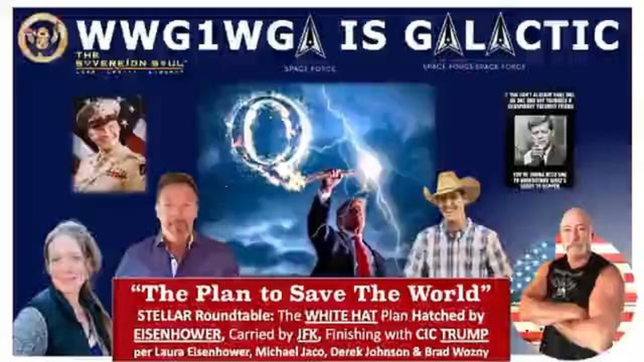 LAURA EISENHOWER, MICHAEL JACO & DEREK JOHNSON REVEAL HOW “WWG1WGA IS GALACTIC