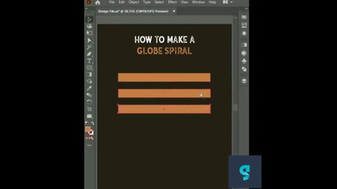 How to make Globe 🌎 Spiral in Adobe Illustrator | Design Guru