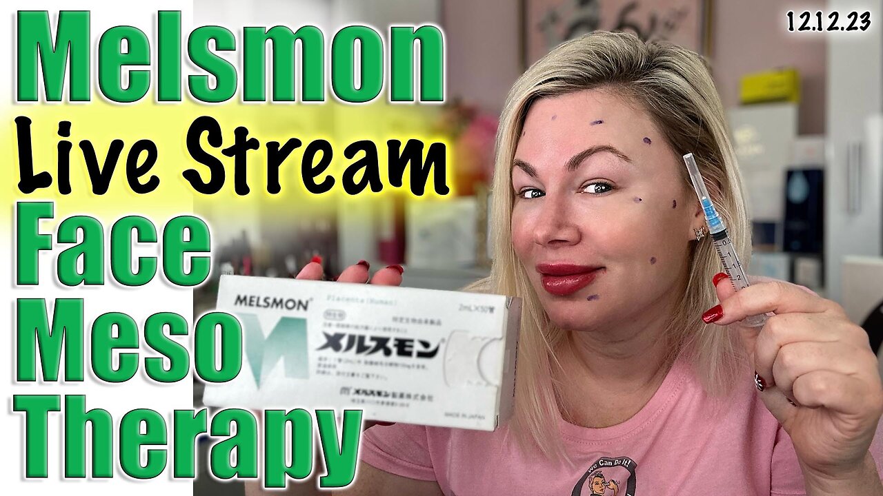 Live Stream Full Face Melsmon Meso Therapy, AceCosm | Code Jessica10 Saves you money