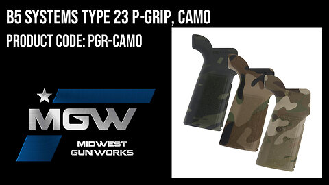 B5 Systems Type 23 P-Grip, Camo - PGR-CAMO