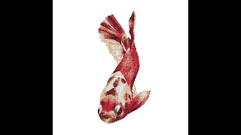 KOI ELEGANCE Cross Stitch Pattern by Welovit Cross Stitch | welovit.net | #welovit #crossstitch