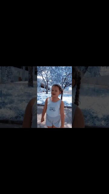 MEMEL [ MELISSA ] BRINCANDO NA NATUREZA [ ARVORES LINDAS ] COM O MEU TITIO ESPERANDO MINHA #shorts