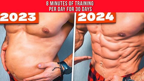 8 minutes of abdominal abuse training to see incredible changes in a month