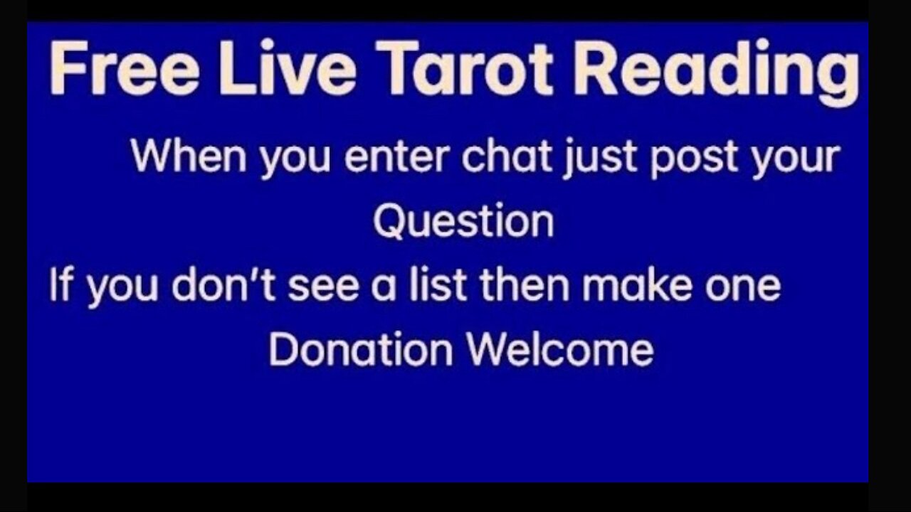 Free live tarot