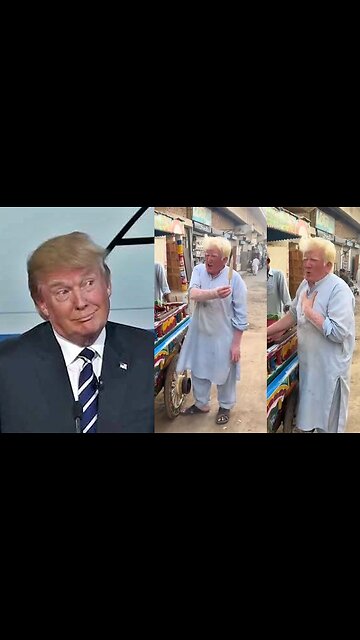 Donald Trump leaves USA. Starts new life in Pakistan. #donaldtrump #pakistan #newlife #impersonator