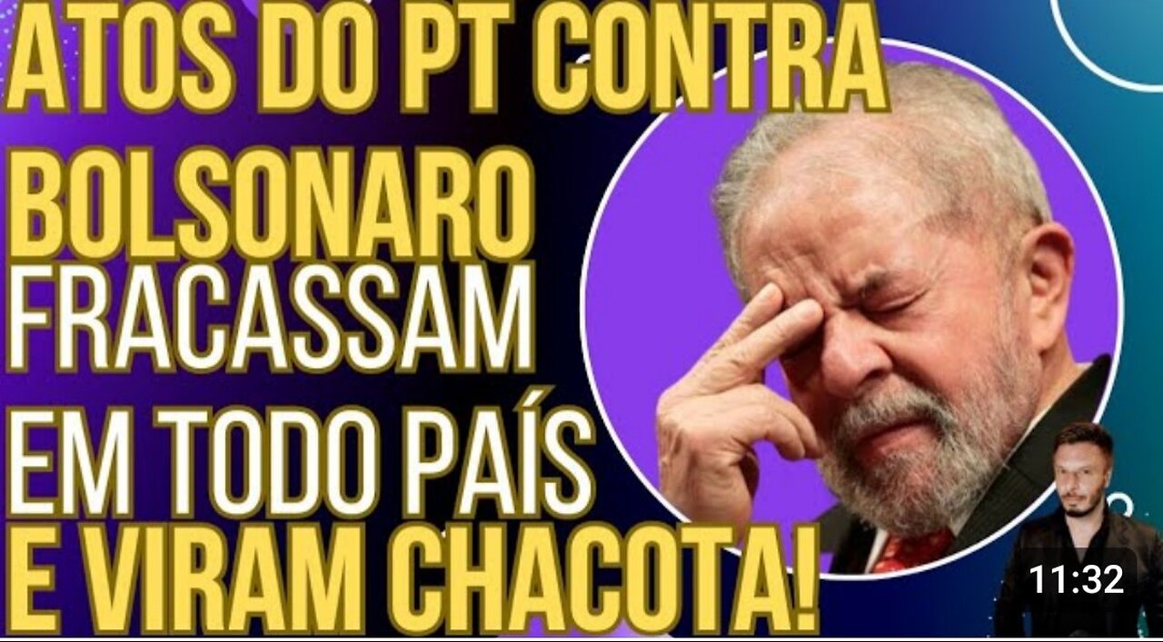 NOBODY WENT PT's actions against Bolsonaro remain empty throughout Brazil and become a laughingstock