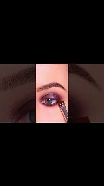 Burgundy Smokey Eyes Tutorial #Shorts
