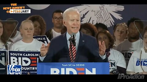 Joe Biden brags about being arrested.