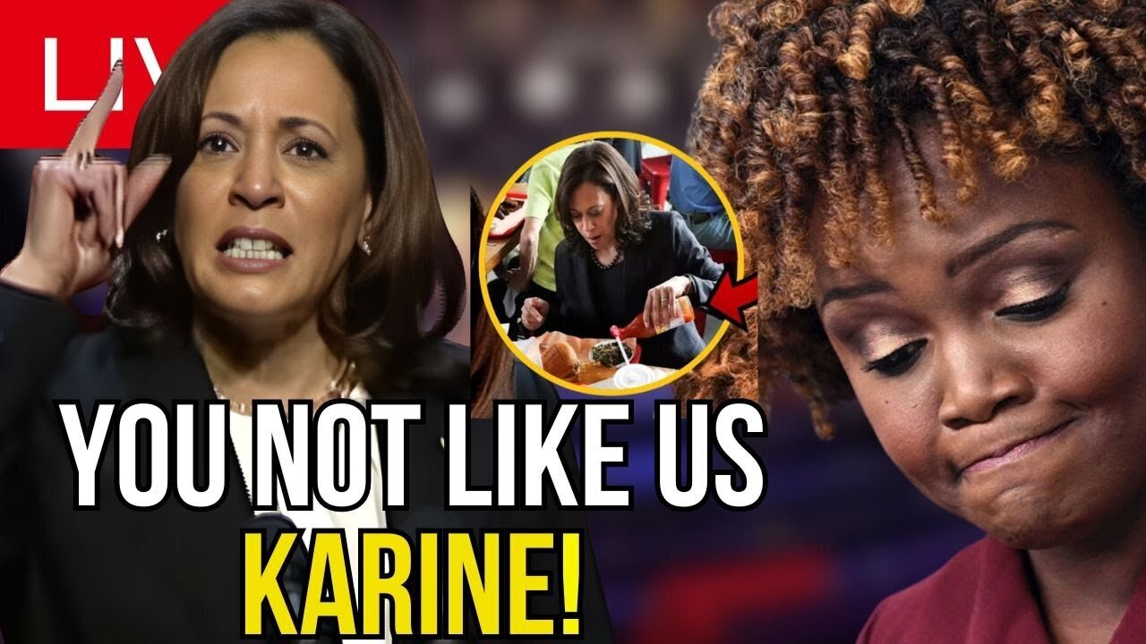 KAMALA HARRIS LOSES IT & YELLED AT KJP WHEN SHE TOLD PRESS KAMALA IS FAKING HER ACCENT