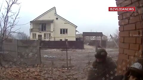 First person footage of Russian marines storming the AFU positions in the Ulgedar area