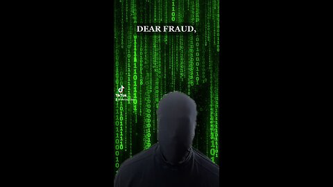 Dear Fraud…