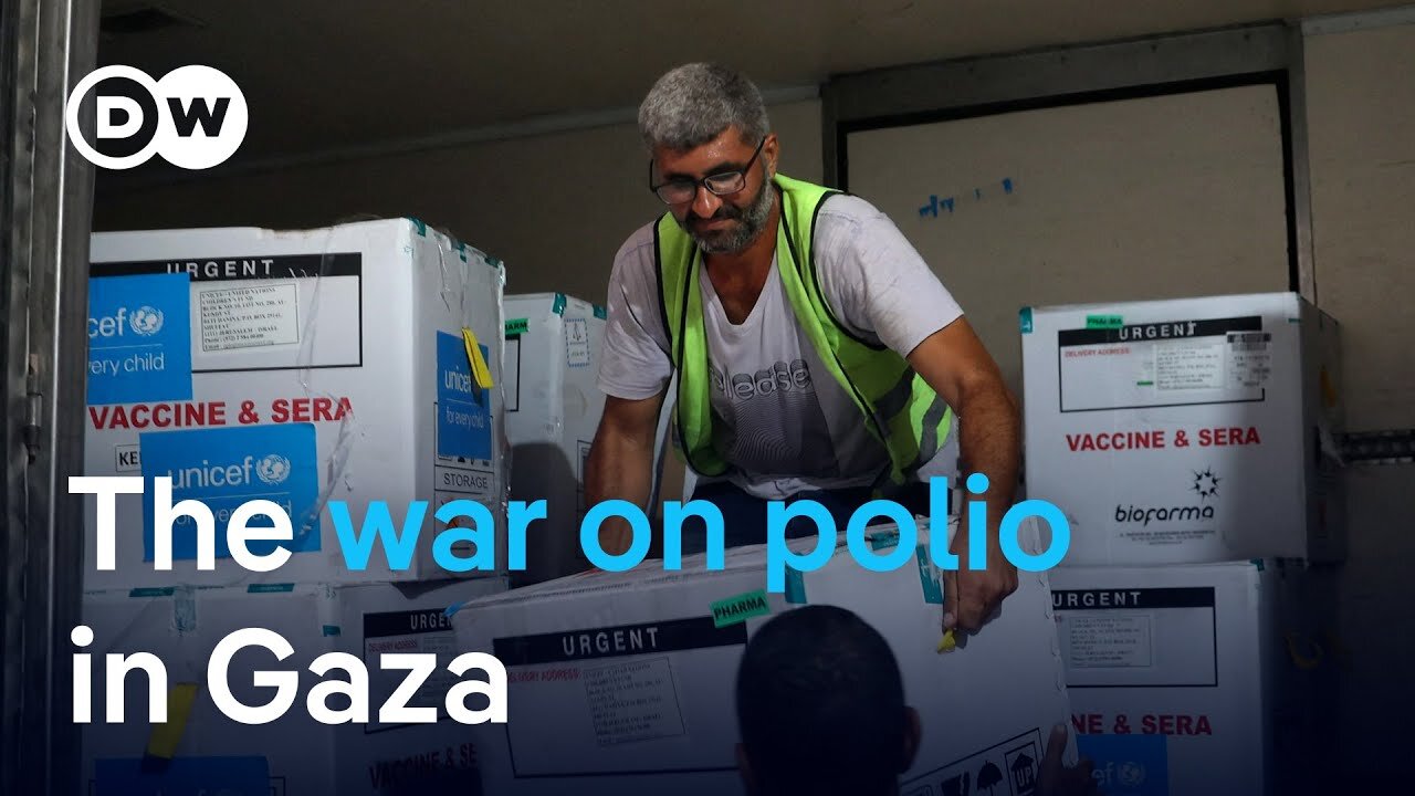 Polio vaccine for 1 million people delivered to Gaza | DW News