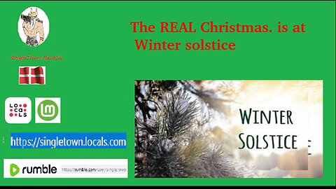 The REAL Chrishmas is at Winter solstice..