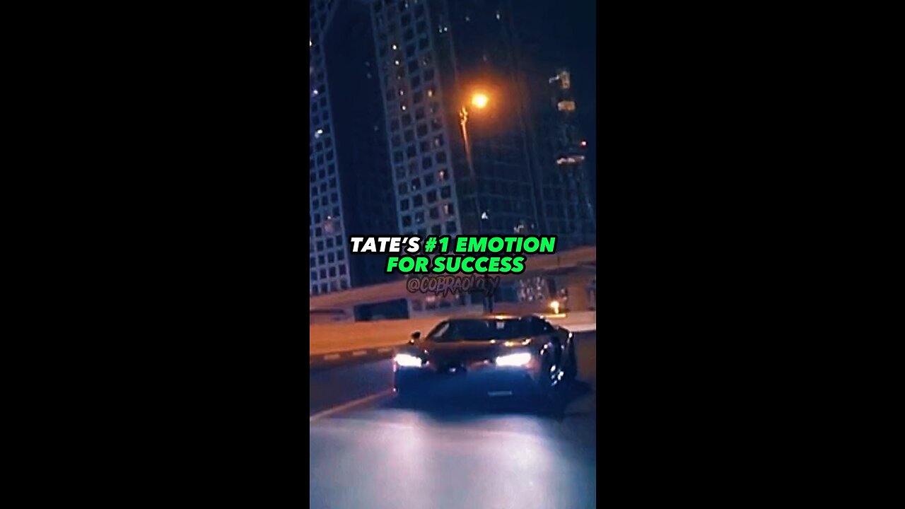 Tates #1 emotion for success