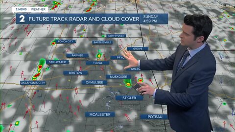 Chance for thunderstorms