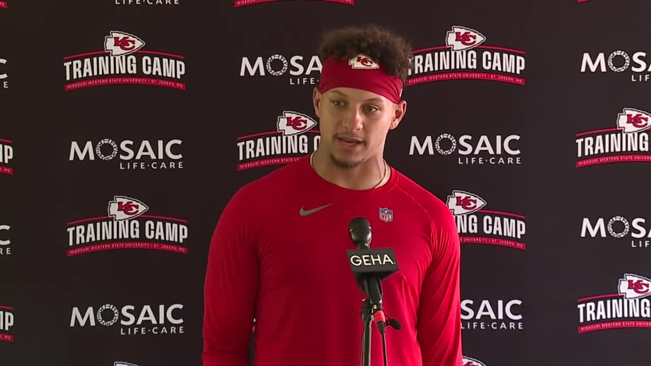 Chiefs' Mahomes on Toney injury: 'His head's in the right place'