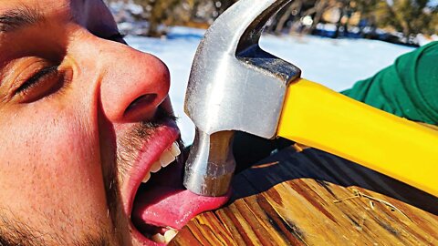 Hammer VS Fingers and Tongue!