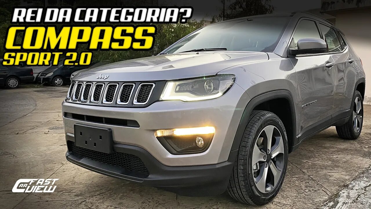 JEEP COMPASS SPORT 2020 VERSÃO DE ENTRADA BATE DE FRENTE COM FORD TERRITORY E TIGUAN? Fast Car View