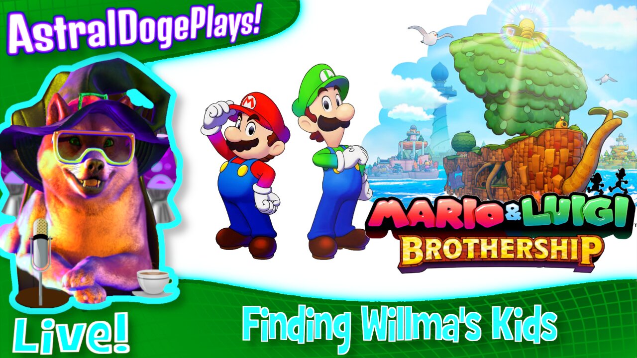 Mario and Luigi Brothership ~LIVE!~ Finding Willma's Kids