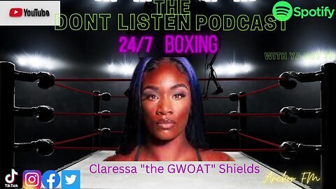 Claressa Shields The Gwoat in my words | 24/7 Boxing 1rst boxing show