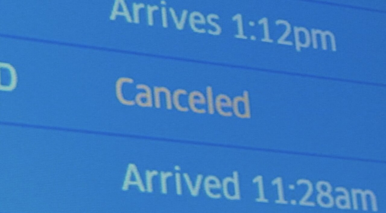 Powerful winter storm to blame for flight cancellations at Harry Reid International