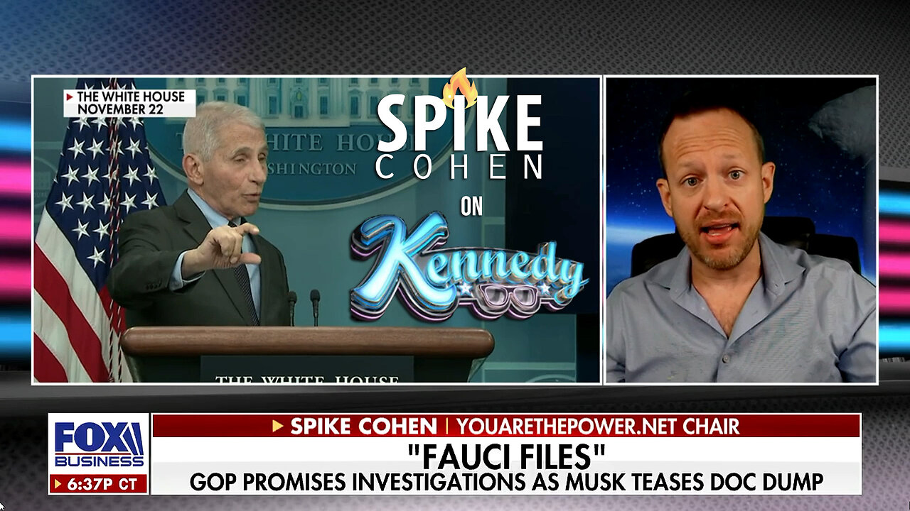 Musk teasing the release of "Fauci Files" - Spike on Kennedy - 1/3/23 - part 2