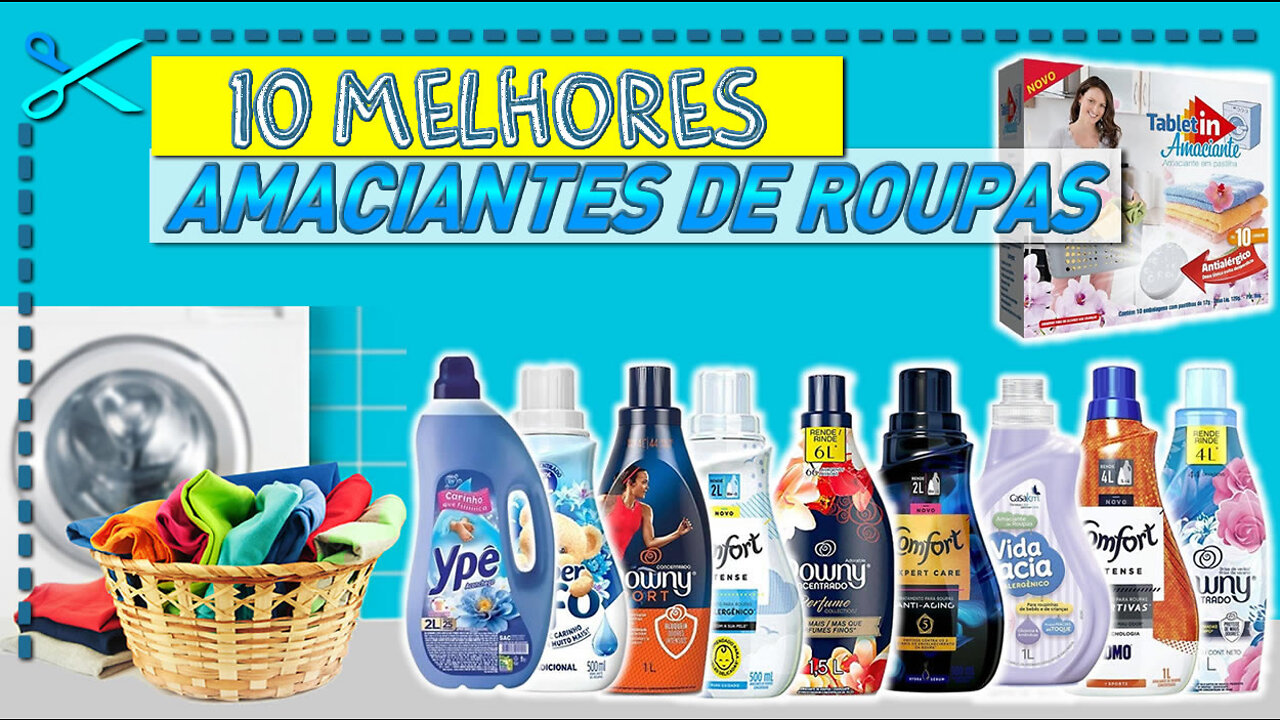 10 Melhores Amaciantes de Roupas