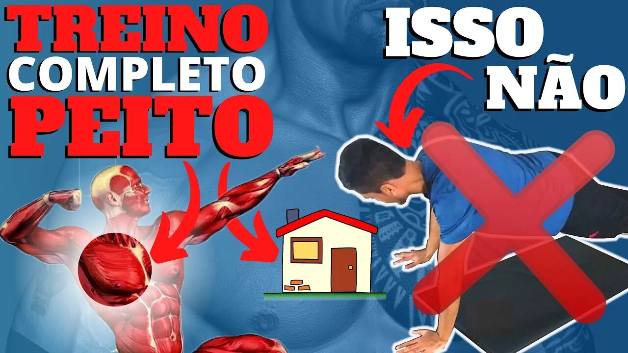 🏠 O MELHOR Treino de PEITO para fazer em CASA ✅ [Como Treinar PEITO da Maneira CORRETA]