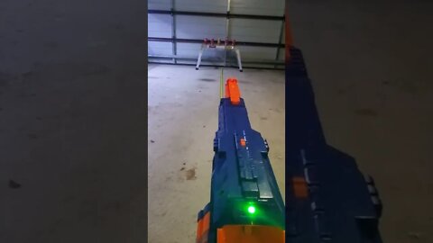 Infinus Nerf N-Strike Elite - 4 meter Challenge - Hit Subscribe for more Nerf Gun Videos