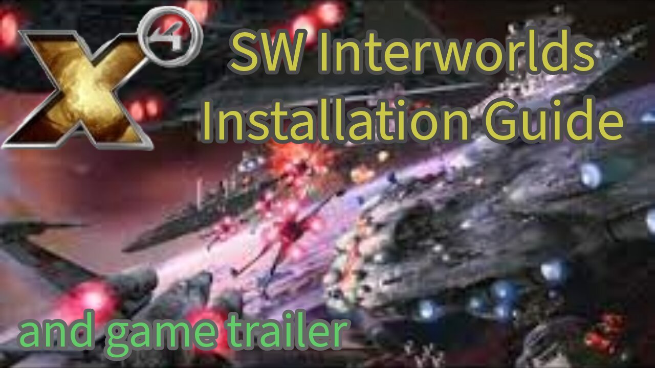 Installing Star Wars Interworlds MOD for X4 Foundations. (Plus the game trailer).