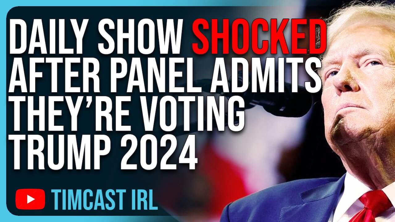 Daily Show SHOCKED After Panel ADMIT They’re Voting Trump 2024