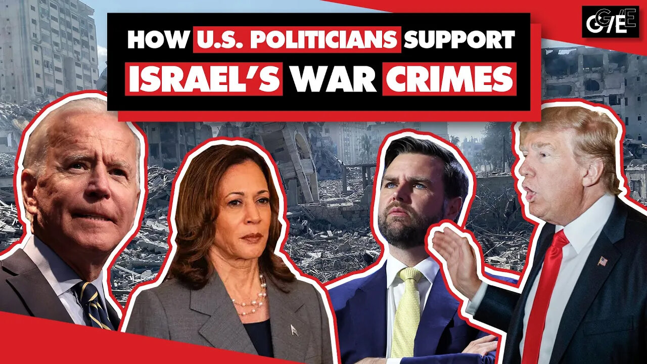 U.S. Support For Israel's Genocide Crimes Is Bipartisan - Trump, Harris, Biden, Vance, Walz