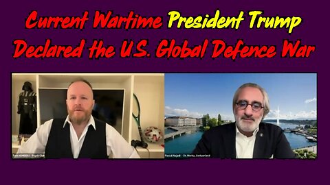 Q INTEL!!! Current Wartime President Trump declared the U.S. Global Defence War!