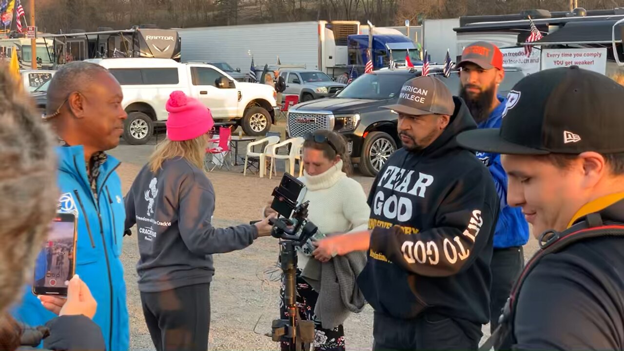 Trucker Convoy In Maryland