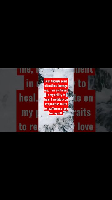 I meditate on my positive traits #youtubeshorts #shortvideo