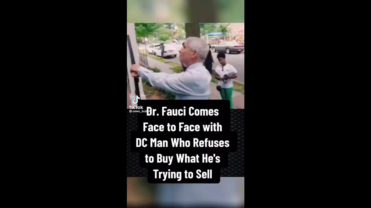 Dr Fauci comes face to face with DC man who refuses to buy what he’s trying to sell