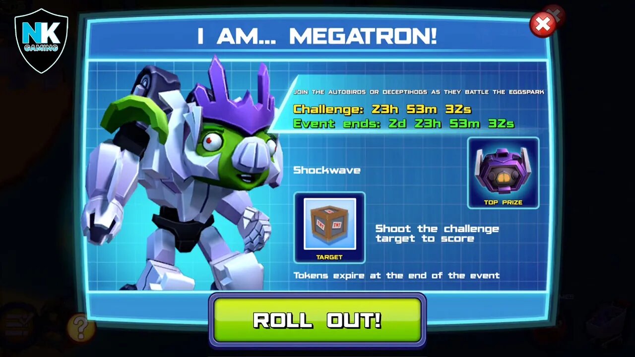 Angry Birds Transformers 2.0 - I Am... Megatron! - Day 4