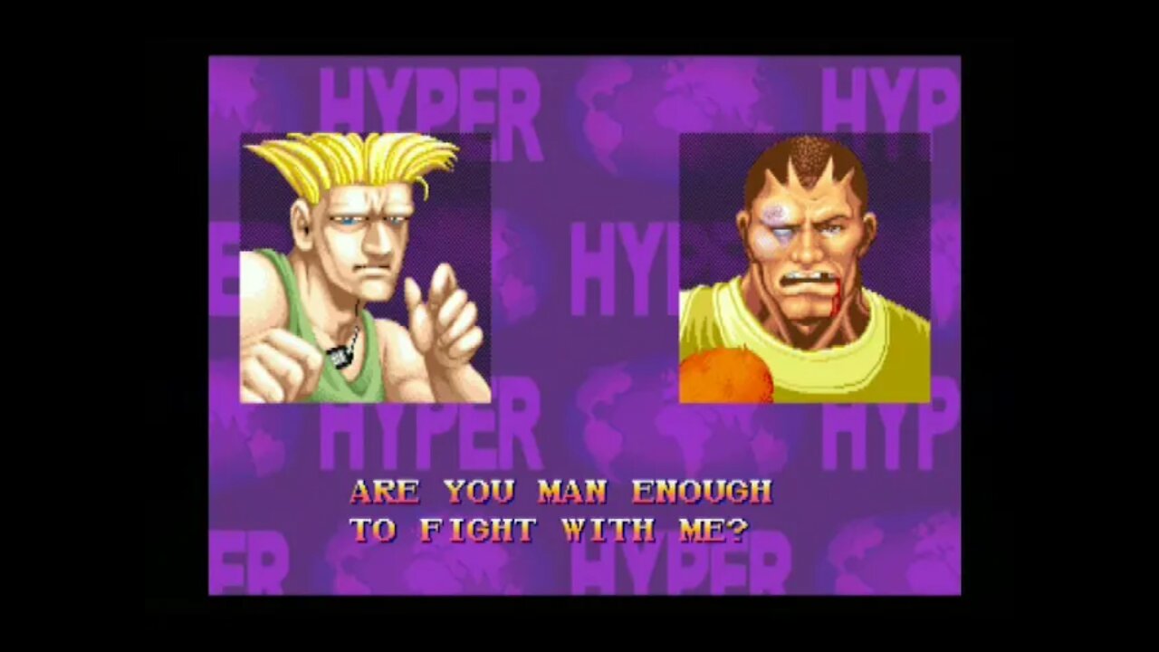 Hyper Street Fighter 2 AI Nerf (PS2) - Guile (Normal) - Hardest - No Continues