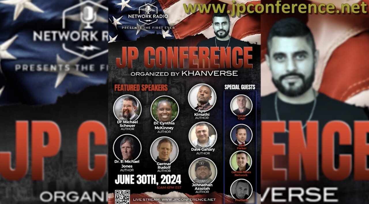 JP Jewish Problem Conference: Sunday June 30, 2024 10:00 AM - 6:00 PM EST JPConference.net