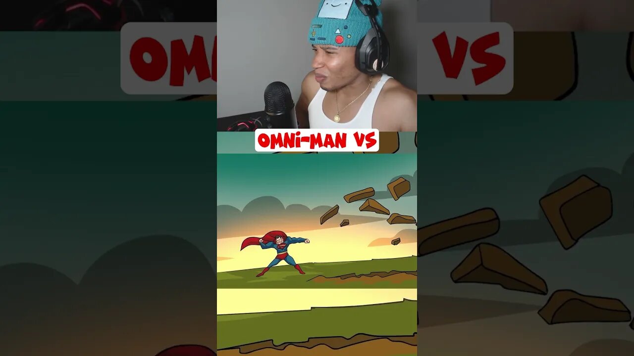 Omni-man Vs Superman "ANIMETOONS" #shorts #animation #meme #reaction #funny