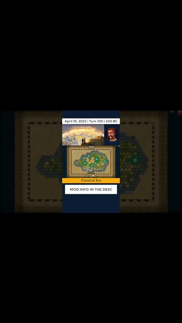 #oneturnadaychallenge #civ6 – Turn 100 - 100th TURN #shorts