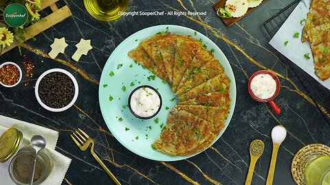 Crispy Potato Pancakes Recipe - The Perfect Breakfast Treat | Crispy Potato Crepes by sooper chef