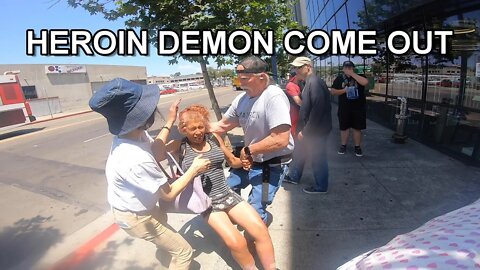 CHAMPION GOES DOWN IN THE STREETS DELIVERANCE