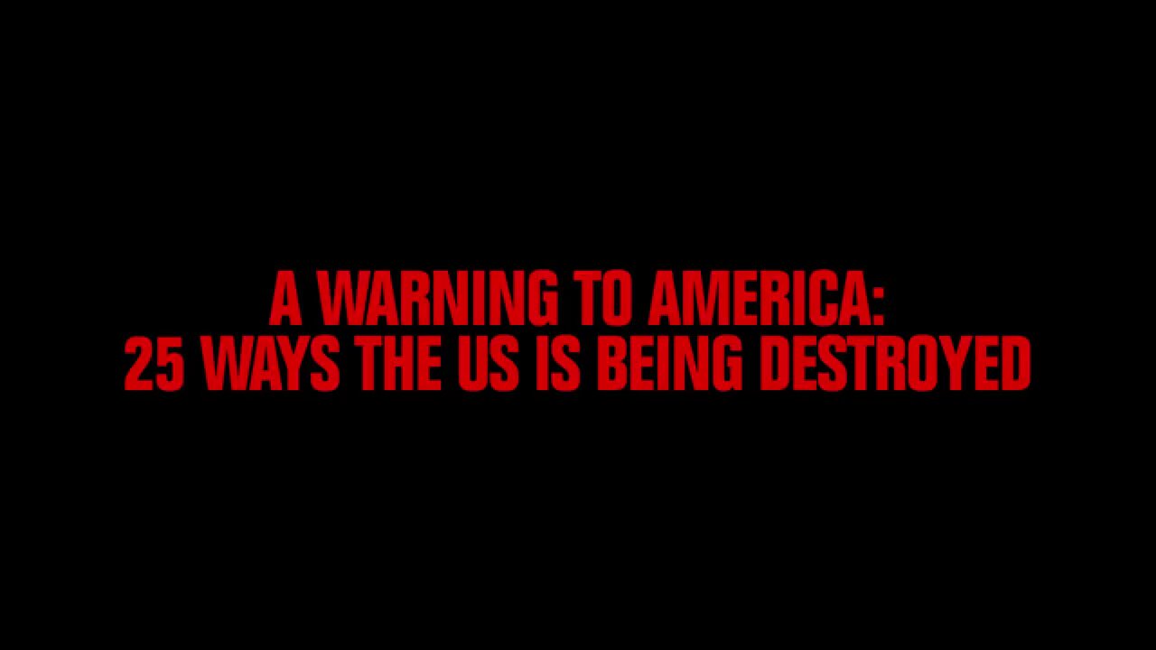 25 ways the USA is being destroyed