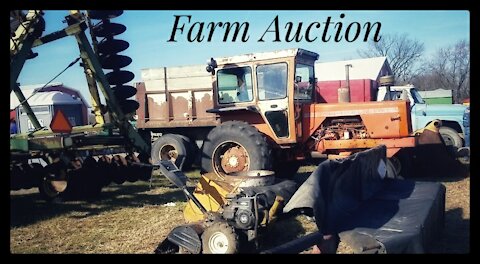 Farm Equipment Auction | Tools for Starting