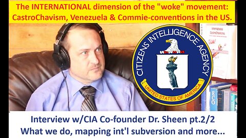 Interview with CIA co-founder Dr. Ariel Sheen. Part 2 of 2.