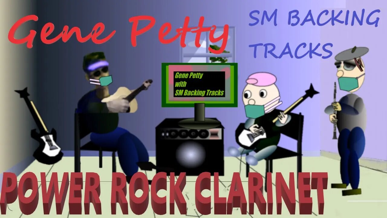 Power Rock Clarinet | Gene Petty | Sm Backing Tracks and the Power Rock Cats