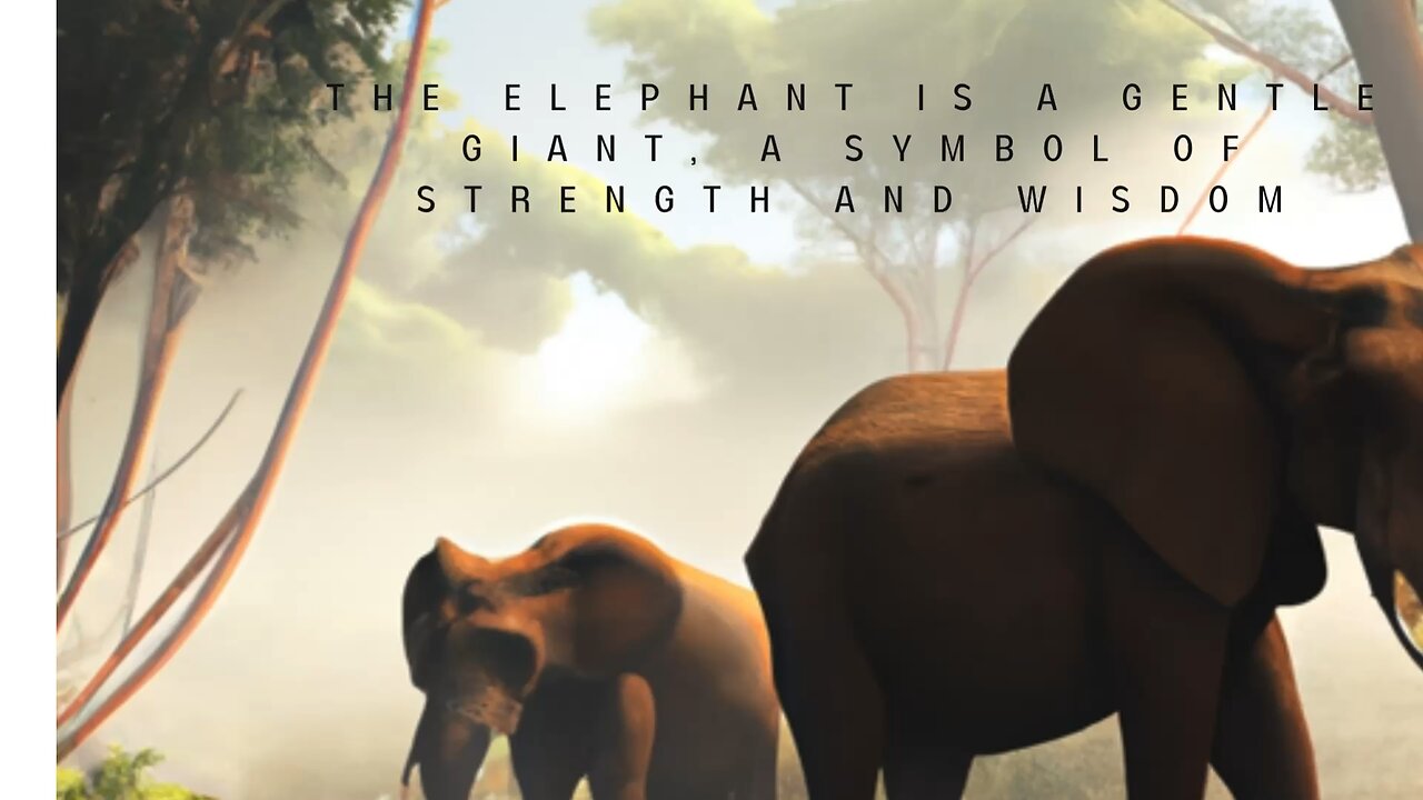 An elephant never forgets, teaching us the importance of cherishing memories and experiences.